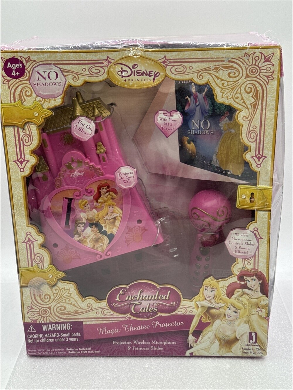 Disney Princess Enchanted Tales Magic Theater Projector 2007 Jazwares MP3 New